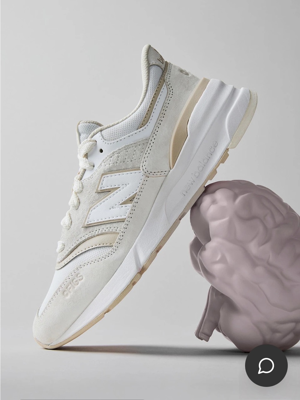 New Balance / Figs collab Neutral Beige/Tan Sneakers